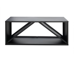 Westmann Hout Opslagrek Metaal WMLG983S - 34x104x40 cm - Zwart