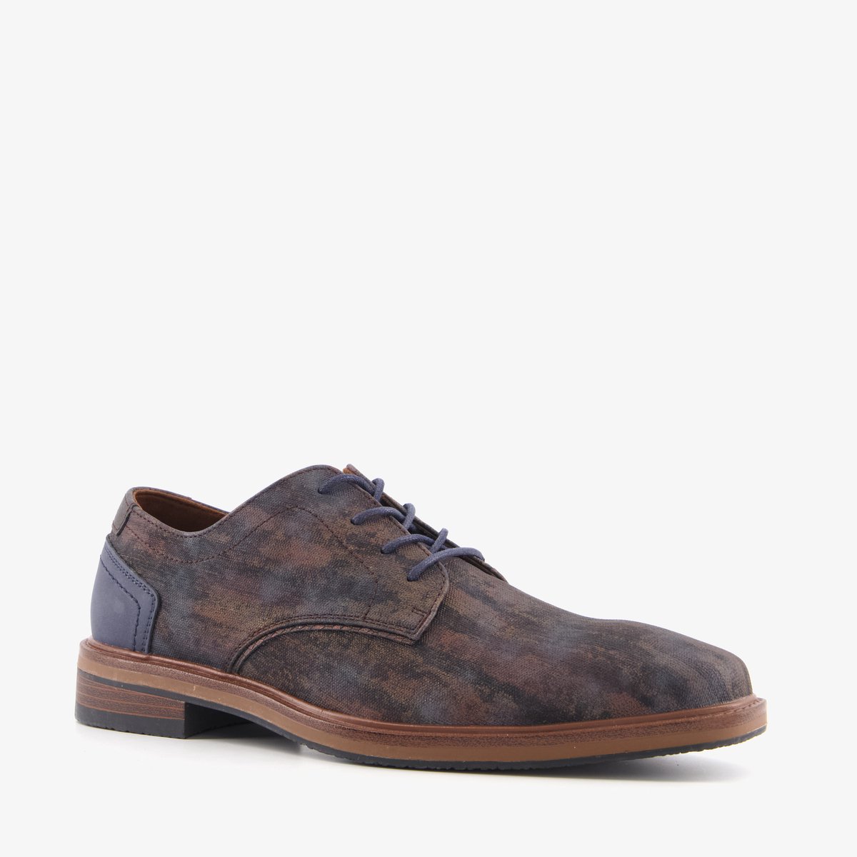 Emilio Salvatini heren veterschoenen blauw - Maat 40