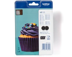 Brother LC-123BKBP - Inktcartridge / Zwart