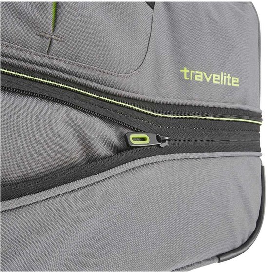 travelite Sac de voyage Valise Basics Wheeled Duffle Black / Orange Noir