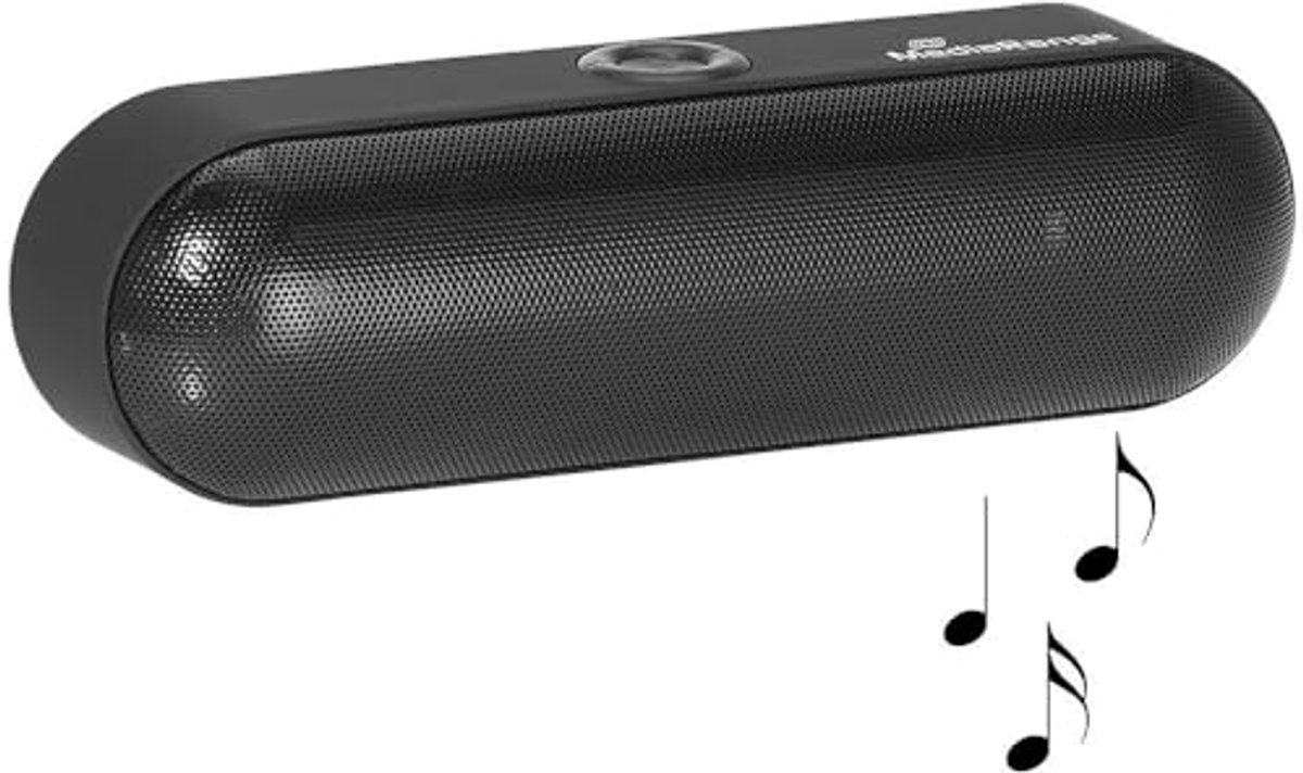Draagbare Bluetooth stereo-luidspreker - zwart