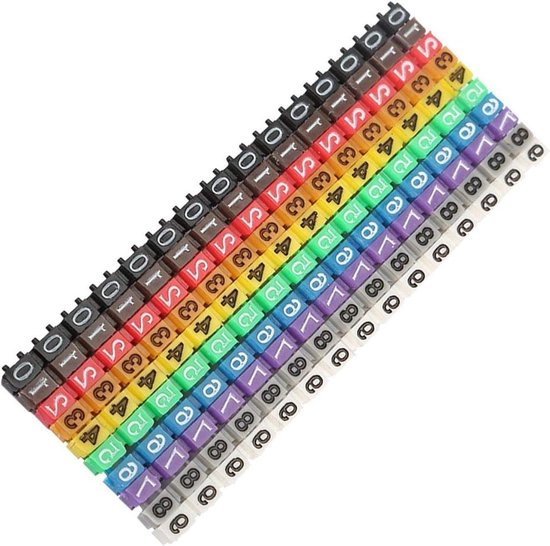 Ferleiss 750Pcs Kabel Sticker Waterdichte Draad Netwerk Elektrische Kabel Etiketten Cord Tag Marker Print Stickers Organizer Ferleiss 750Pcs Kabel Sticker Waterdichte Draad Netwerk Elektrische Kabel Etiketten Cord Tag Marker Print Stickers Organizer