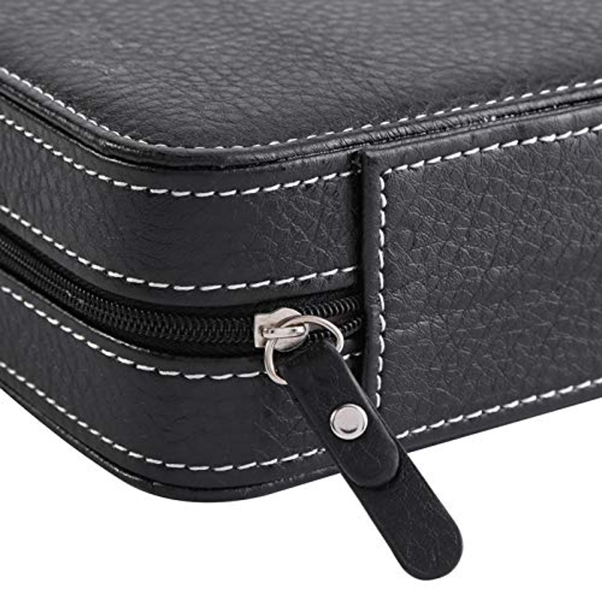 Horlogedoos - Opslag voor 8 Horloges met Rits en Elegant Design