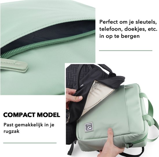 Brisby 4 Laags Geïsoleerde Koeltas - Lunchtas 7 liter - Smooth green van Brisby — afbeelding 3