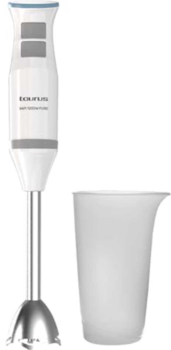 Pure Staafmixer 1200W met Vermogensregeling en Turbo - Ergonomisch Design