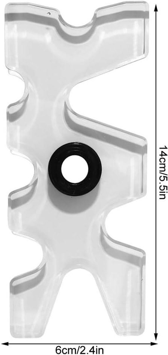 Allecto plus - Transparant Acryl Pool Keu Rek Accessoire voor Biljarttafel in Negenball Club — afbeelding 3