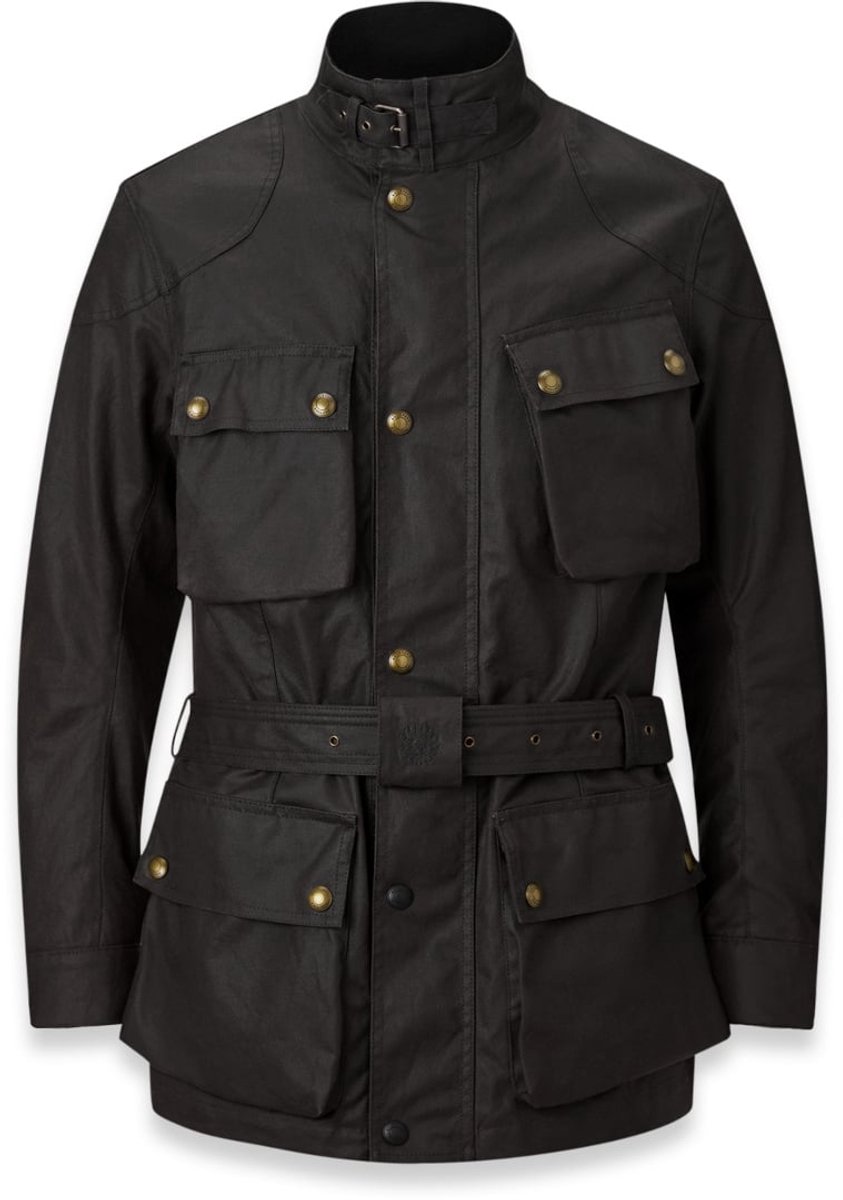 Belstaff Trialmaster Zwarte Gewaxte Jas – Jas