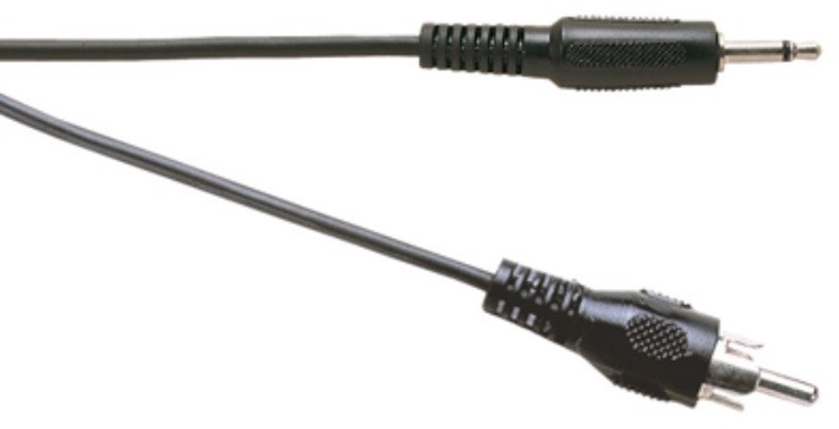 3,5mm Jack mono - Tulp mono kabel - 1,2 meter