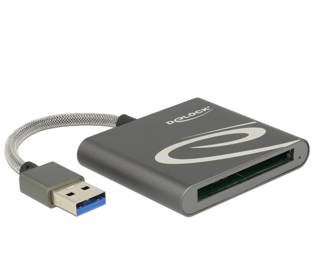 DeLOCK USB Cardreader met USB-A connector en 1 kaartsleuf - voor CFast geheugenkaarten - USB3.0