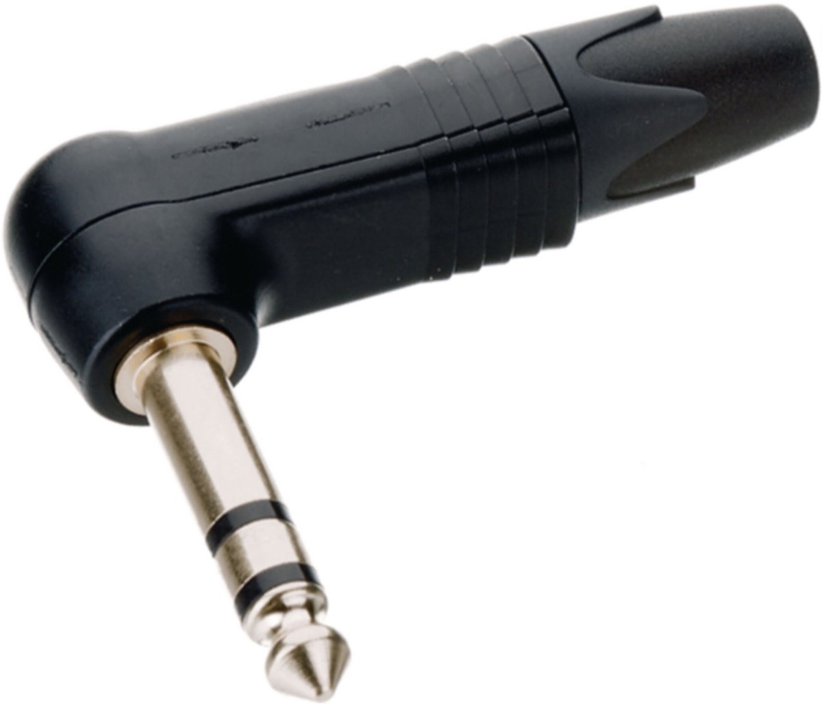Neutrik NP3RX-BAG Jackplug 6.35 mm Stekker, haaks Aantal polen: 3 Stereo Zwart 1 stuk(s)