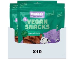 10x Braaaf Hondensnack Sticks Bieten 6 cm 80 gr