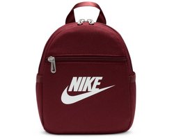 Nike Sportswear Futura 365 Mini Rugzak - Donkerrood/Wit, 6L Dames Rugzak voor Stedelijke Avonturen
