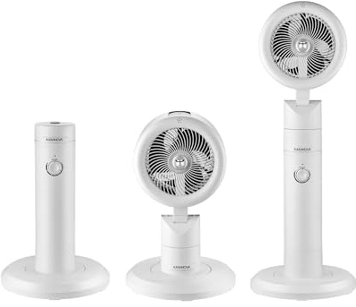 Combi-ventilator met 3-in-1 luchtbevochtiger voor Grote Ruimtes