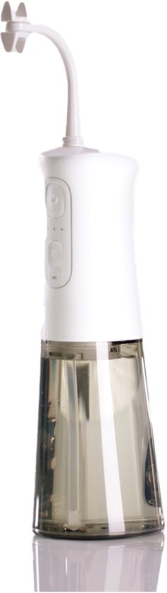 CorpCare MiracleSmile Elektrische Monddouche – Oplaadbaar, Instelbare Waterdruk, H‑vormige Reiniger, Compact & Waterdicht, Ideaal voor Gevoelig Tandvlees