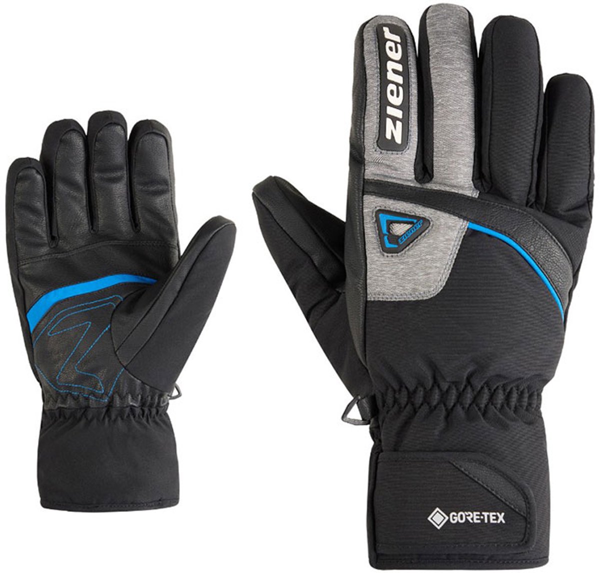 Ziener Galiso-z Gtx+ Gore Plus Warm Handschoenen 8.5 Man Zwart