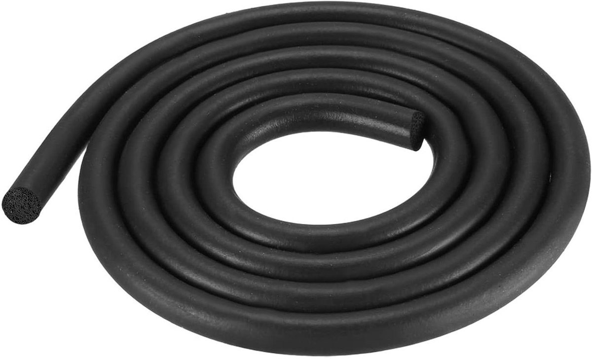 Allecto plus - Rubber schuim isolatieband diameter 25 mm x 1 m - Weerbestendig EPDM schuim voor afdichting en isolatie