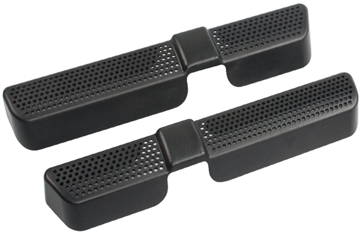Image of 2 Stuks Auto Airconditioning Outlet Vent Roosters Covers voor Tiguan 2 (2015-2019) ABS Floor Vent Protector