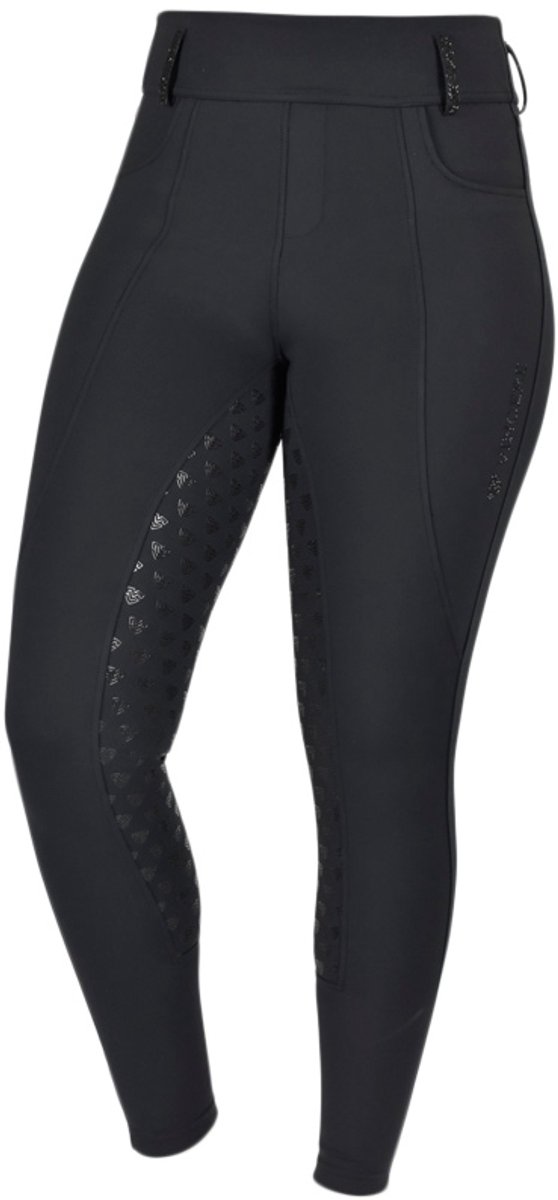 Paardrijbroek Vincere Compression Performance High Waist SW Full Grip - Black - 36 - Dames