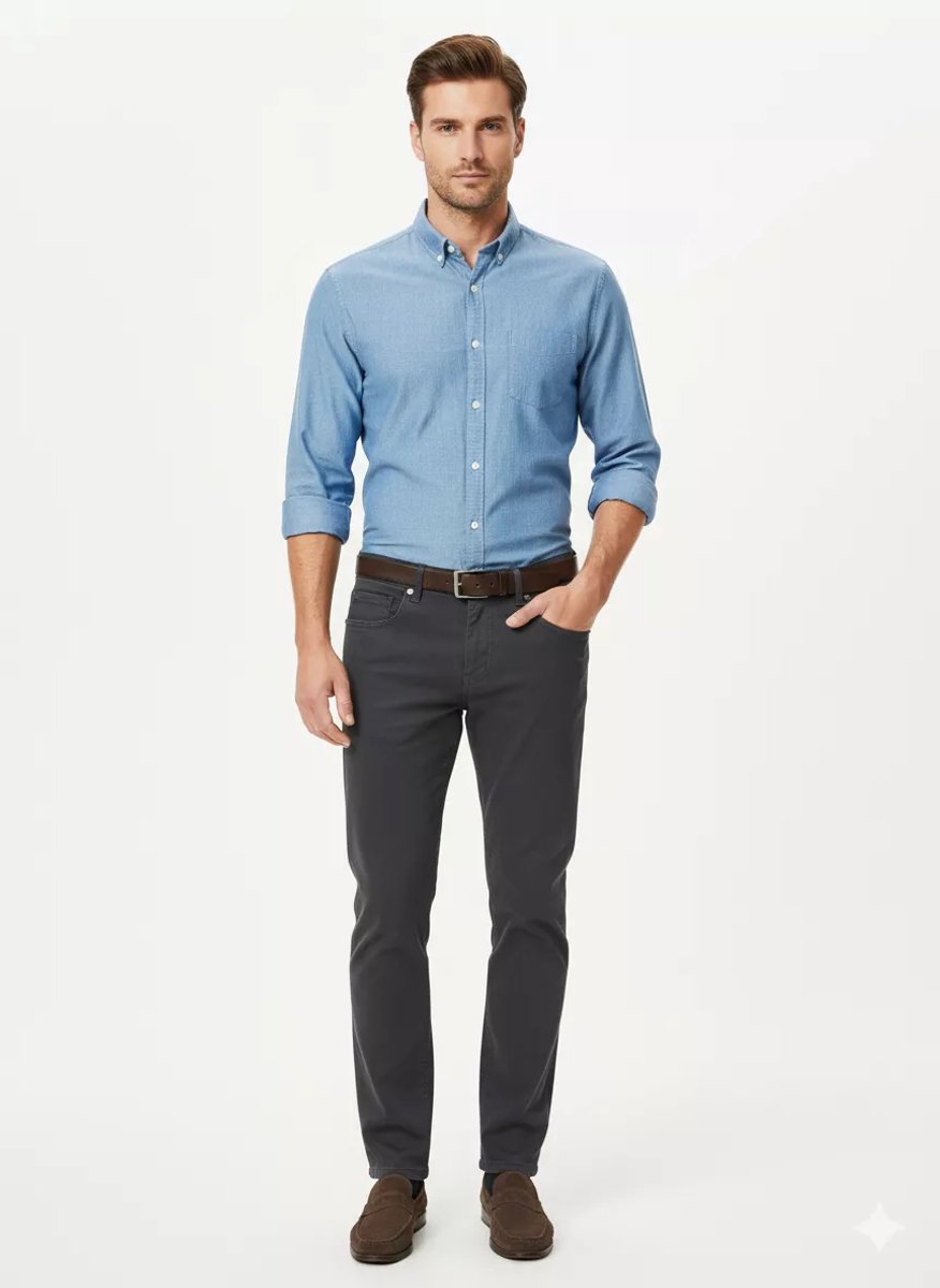 Herenbroek - Zwart - Arya Label - Lengte 34