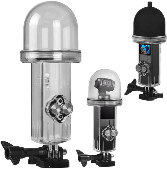 LICHIFIT 40M/131FT Waterdichte Case voor Insta360 X5 Panoramische Camera Duik Case Onderwater Beschermende Behuizing Case Cover Duiken Shell Kooi met Uitbreiding Interfaces en 1/4 schroef poort