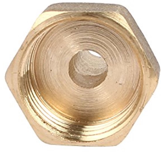 Aansluiting 1/2BSP binnendraad 8 mm slangkoppeling van messing met haltervorm, 2 stuks — afbeelding 2