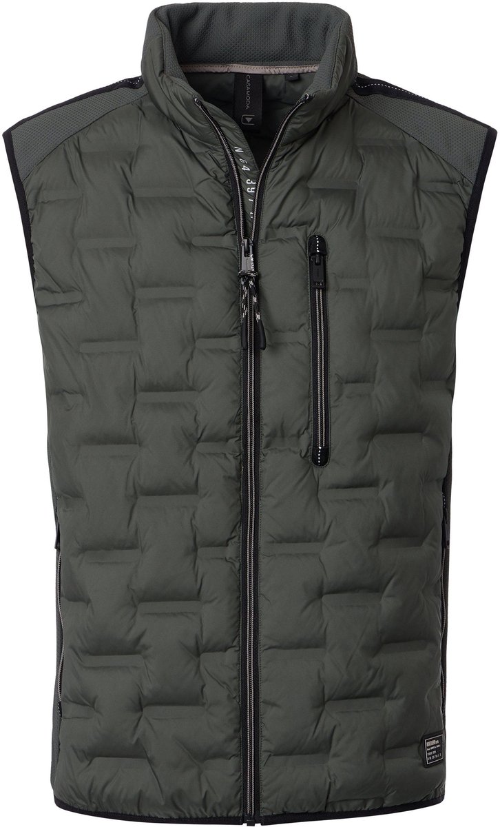 CASAMODA Bodywarmer Squaredpuff – Heren Bodywarmers Groen