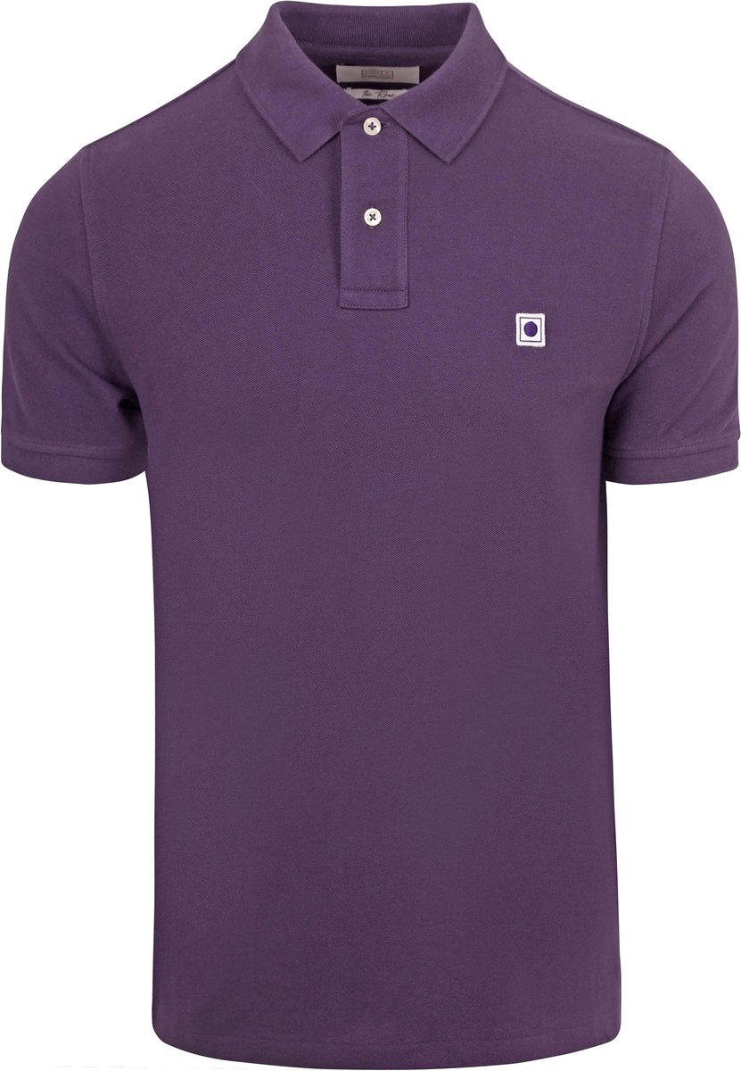 King Essentials The Rene Poloshirt Paars - Maat L - Heren - Polo shirt Heren met Korte mouw