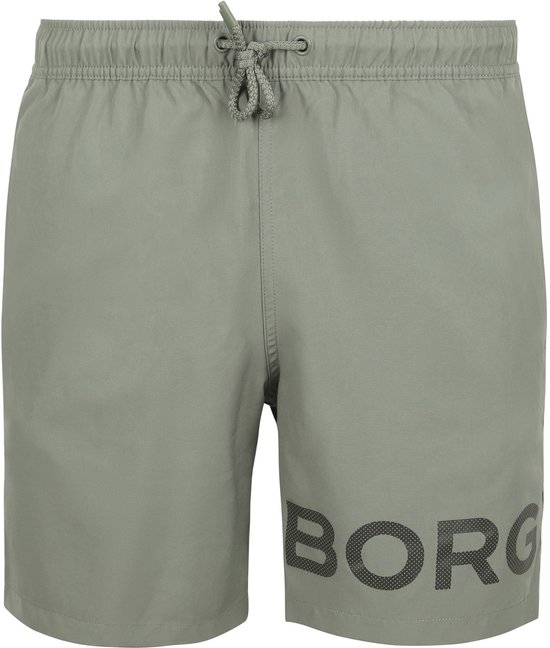 Short de bain homme Björn Borg avec logo Borg vert