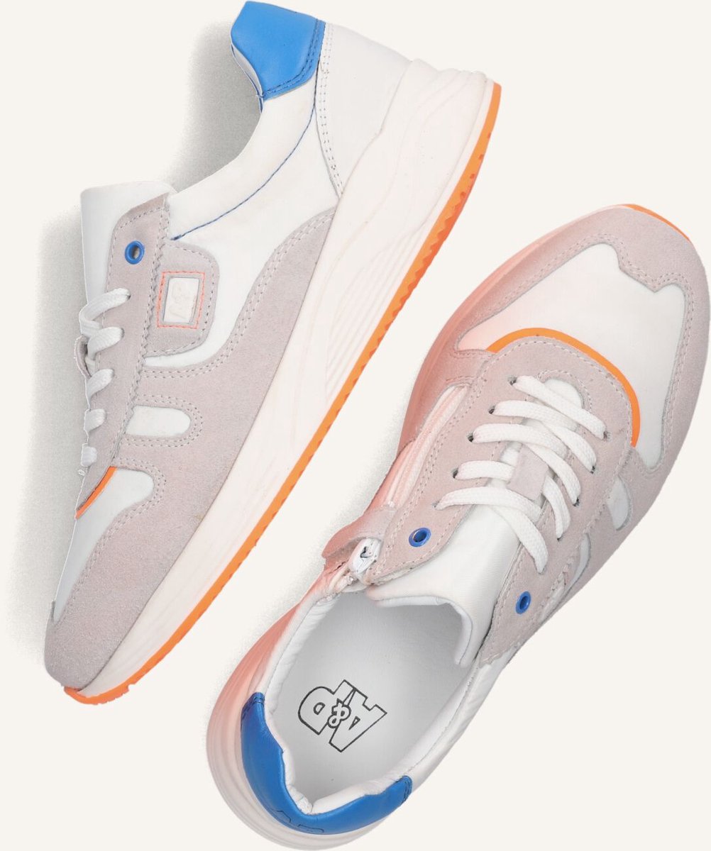 Apples & Pears B0011416 Lage sneakers - Jongens - Wit - Maat 32
