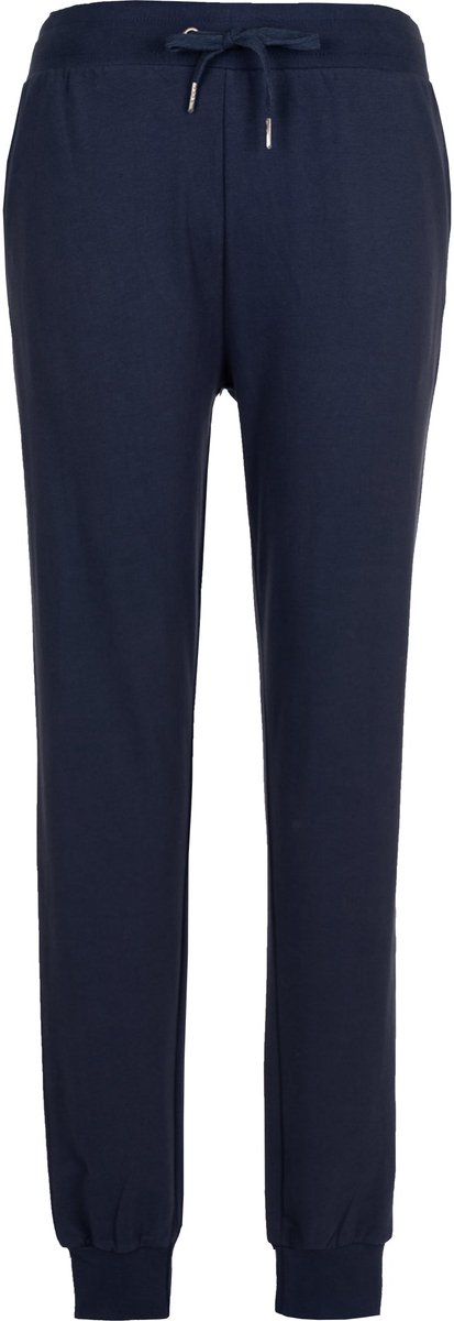 Pastunette Lounge/Pyjamabroek - Katoen - Donkerblauw - Boordjes - Maat XL