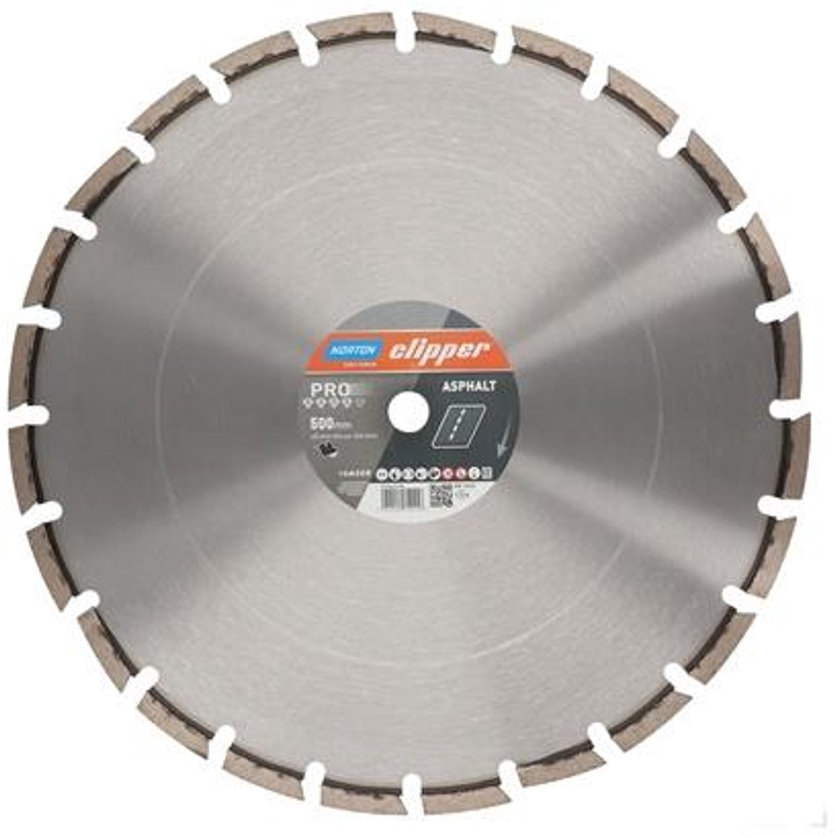 Diamantslijpschijf D.500mm boring 25,4mm voor voegenfreesmachine