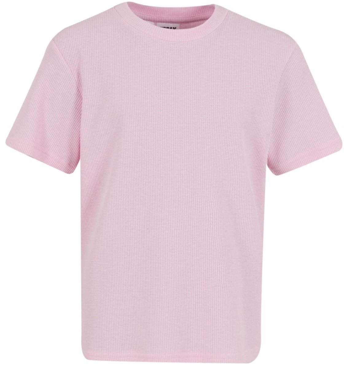 Urban Classics Waffle Kinder Tshirt Kids 134/140 Roze
