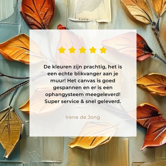 Canvas schilderij 120x80 cm - Wanddecoratie Boom - Abstract - Natuur - Kunst - Muurdecoratie woonkamer - Kamer decoratie modern - Abstracte schilderijen