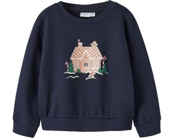 NAME IT - NMFVISMAS LS NREG SWEAT BRU - Meisjes - Sweaters