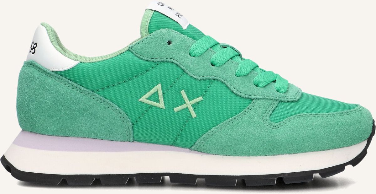 Sun68 Ally Solid Nylon Sneakers - Dames - Groen - Maat 36