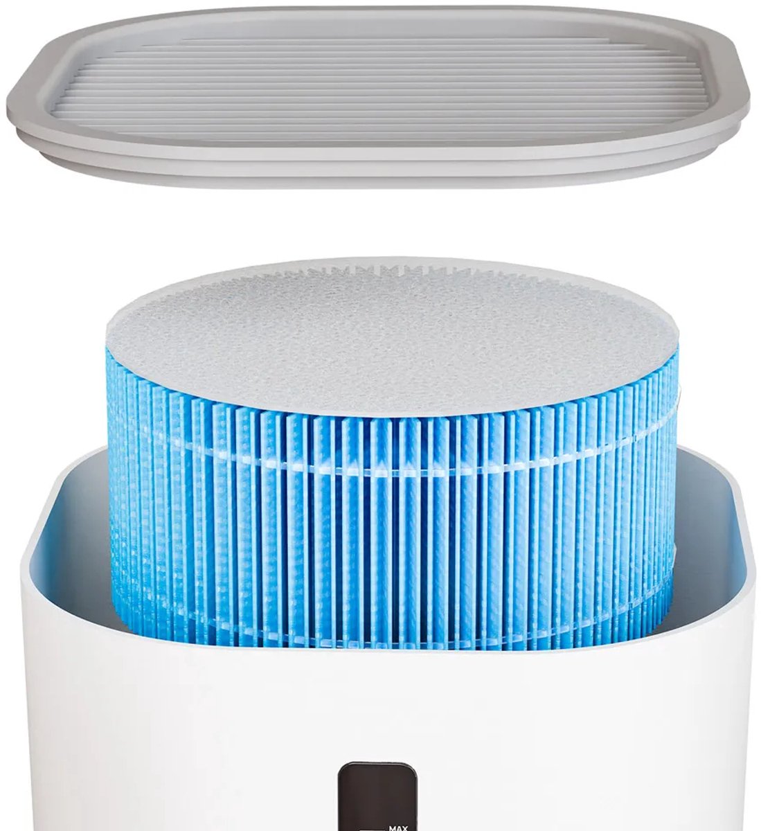 Studio Lyma Luchtreiniger - Luchtbevochtiger - Air purifier - Extra stil - Voor ruimtes van 20-50 m2 - Met vervangbaar HEPA 13 filter + koolstoffilter - Werkt tegen huisstofmijt, hooikoorts, allergie, stof - Met nachtmodus en timer — afbeelding 6