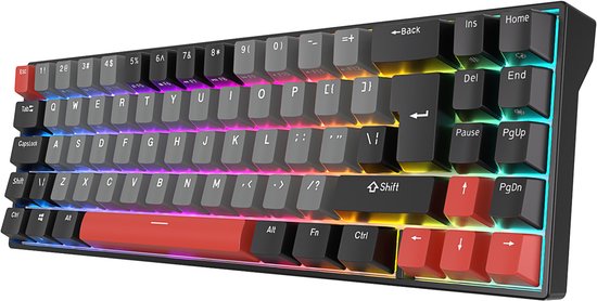 Royal Kludge RK71 - Mechanisch Gaming Toetsenbord - Draadloos - RGB - Keyboard - Gaming