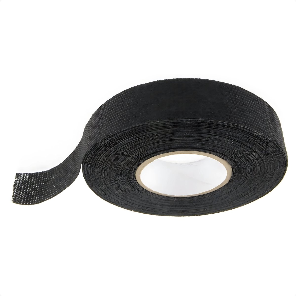 Techidna® - Kabel Tape 25mm x 15m - Zwarte Isolatietape / Textieltape - Waterproof & Hittebestendig - Voor Kabelbundels, Auto, Elektronica, Hockeysticks & Rackets