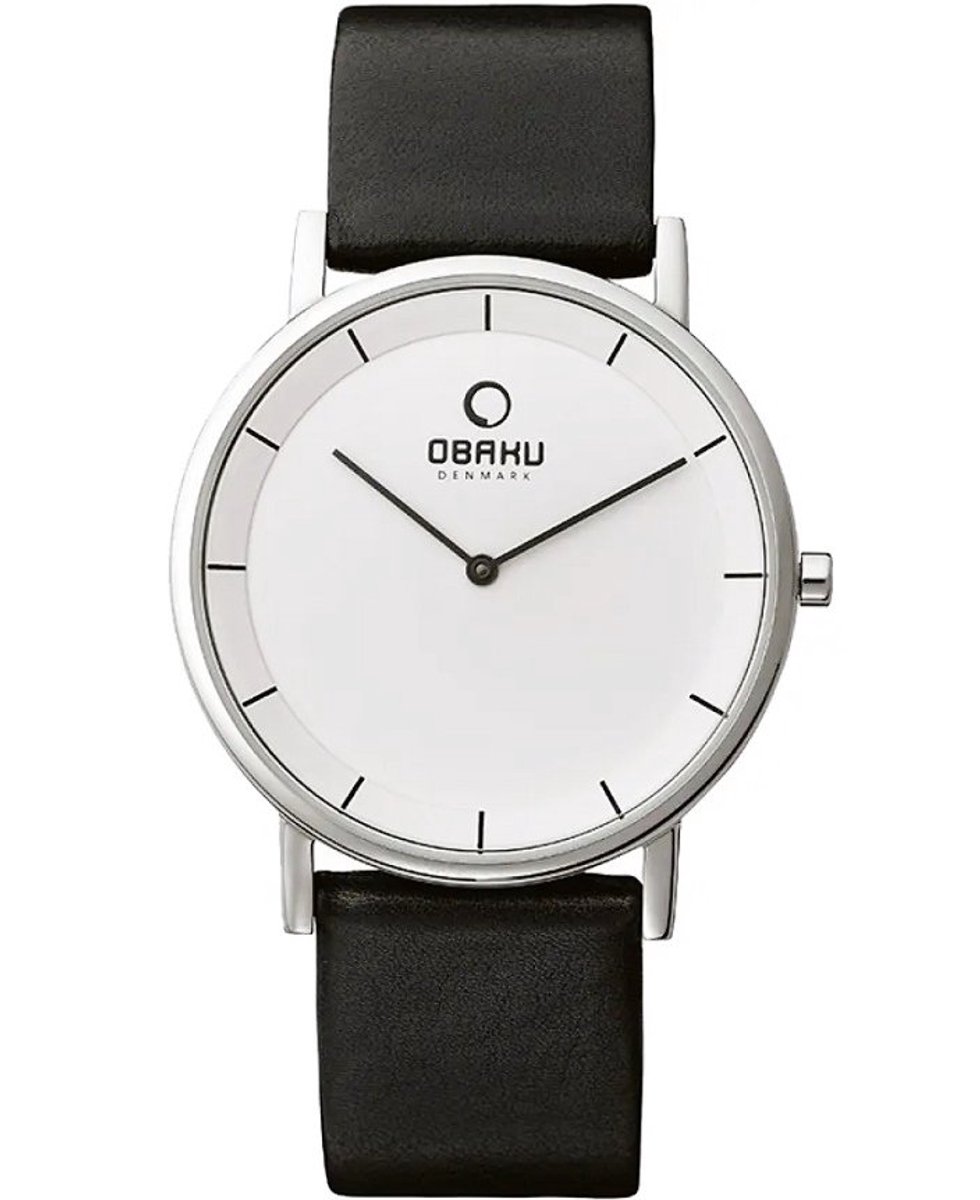Obaku Denmark V143G CIRB - Polshorloge - Zwart - 38 mm