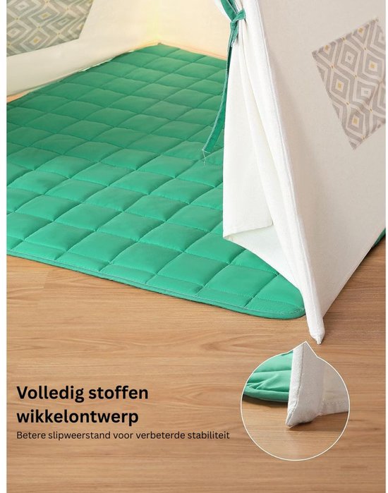 MKSS® Tipi Tent Kinderen - Speeltent - Wigwam van MKSS — afbeelding 5