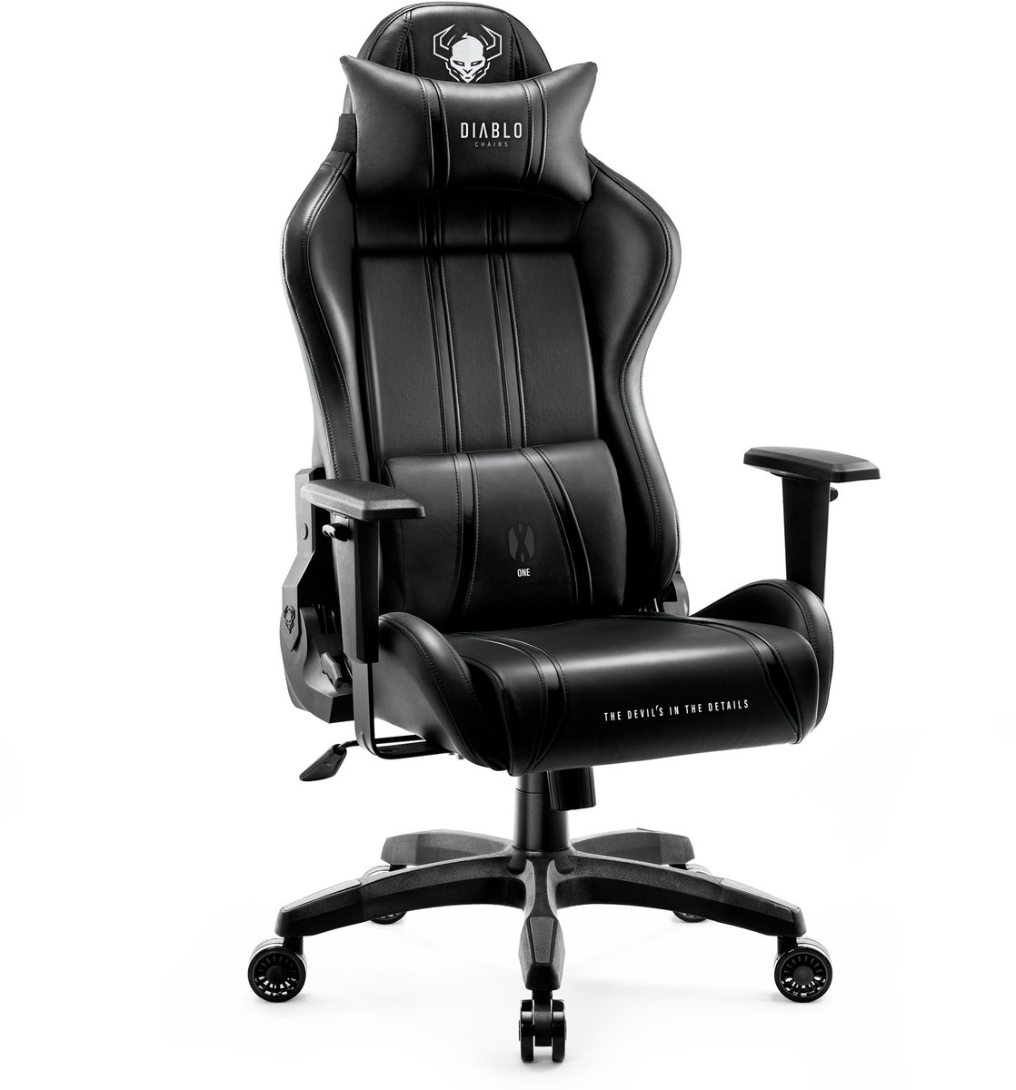 DIABLO CHAIRS - Gaming stoel X.One 2.0 - Bureaustoel verstelbaar - King size - Zwart