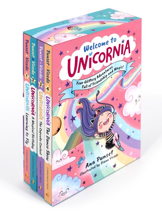 Unicornia- Welcome to Unicornia: Four Glittery Adventures Full of Friendship and Magic!