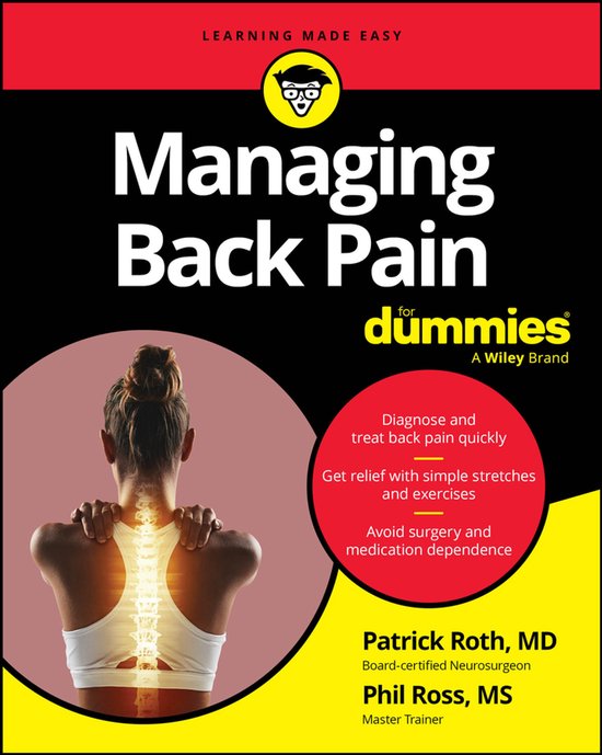 Managing Back Pain For Dummies - cover