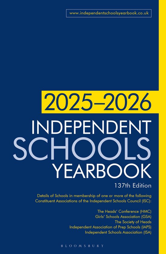 Independent Schools Yearbook 2025-2026 - cover