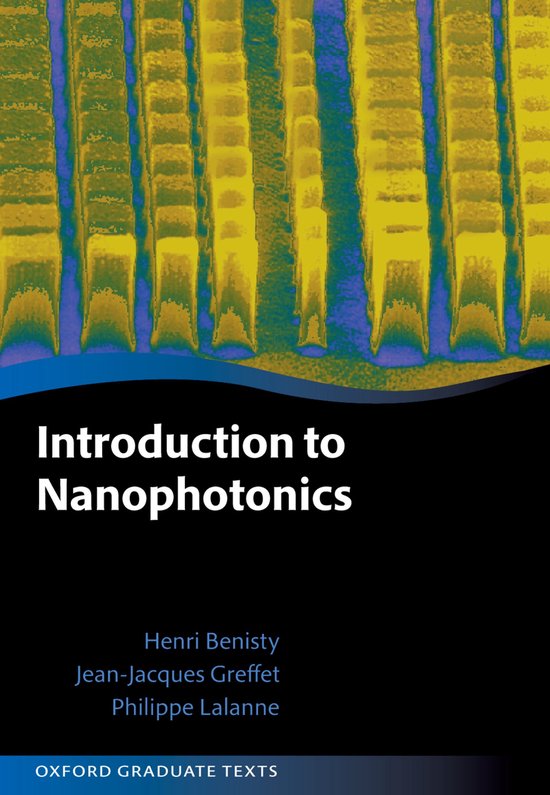 Boekomslag met de titel "Introduction to Nanophotonics" in witte letters op een zwarte achtergrond. Daaronder de namen van de auteurs.