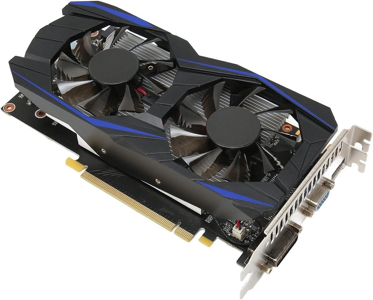 - Gaming Grafische Kaart Gddr5 192 Bit Pci Express 2.0 Met Dual Fan Cooling Voor Pc