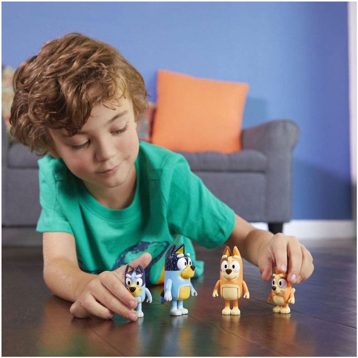 BLUEY - 4 speelfiguren Familie: Bluey, Bingo, Bandit & Chilli - Speelfigurenset — afbeelding 17