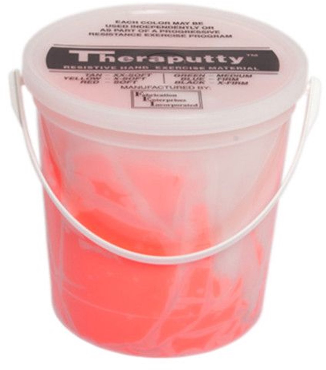 CanDo Theraputty 0,5kg soft/Rood - Handoefenmateriaal - CanDo