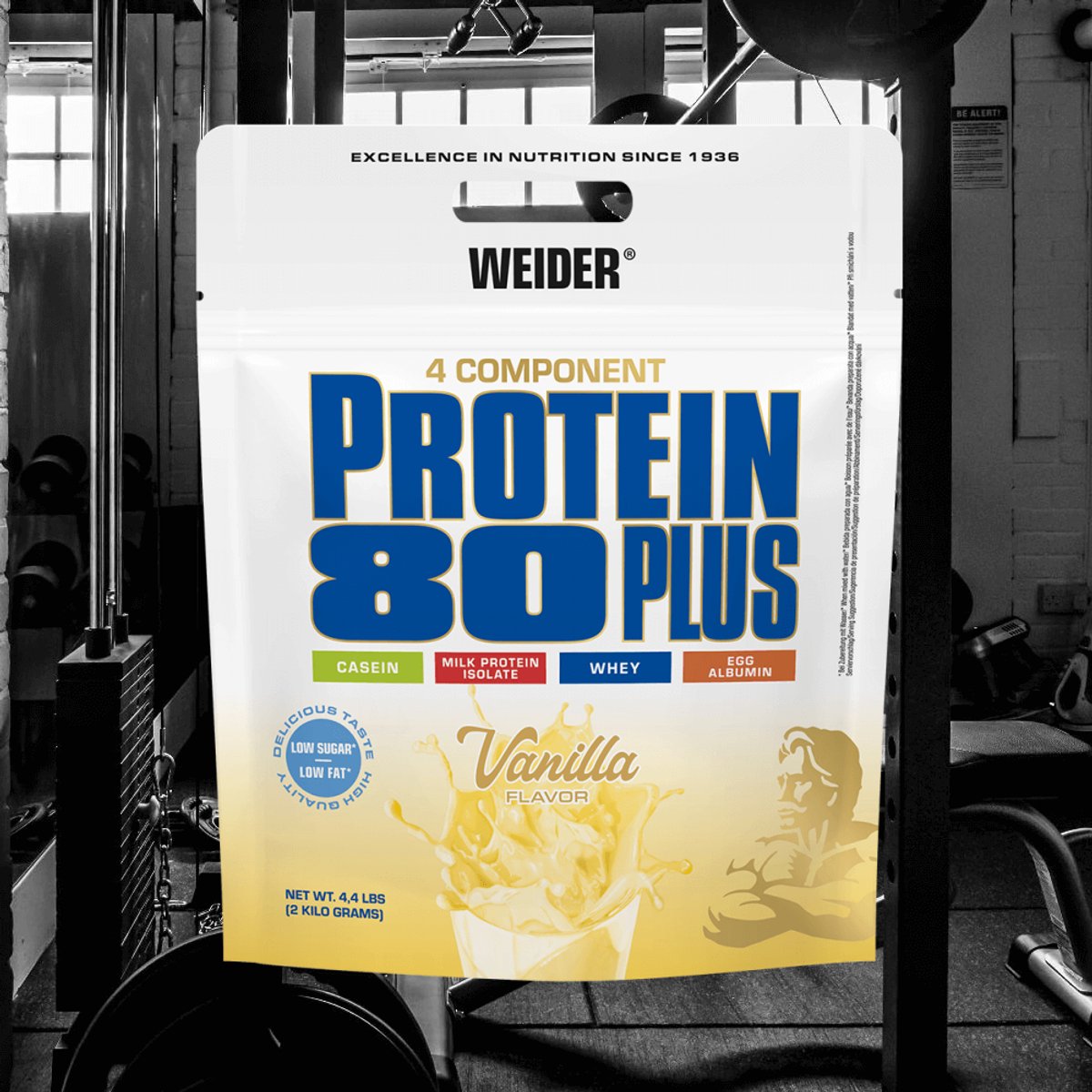 Weider Protein 80 Plus (2000g) Vanilla - Eiwitten - Eiwit Mix
