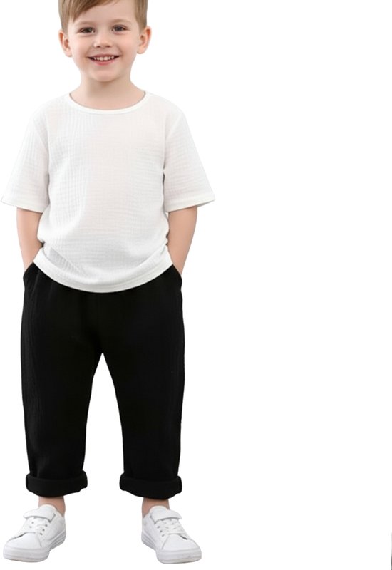 Linnen broek kinderen - Katoen - Mode - Fashion - Jongen en meisje - 3 t/m 6 jaar